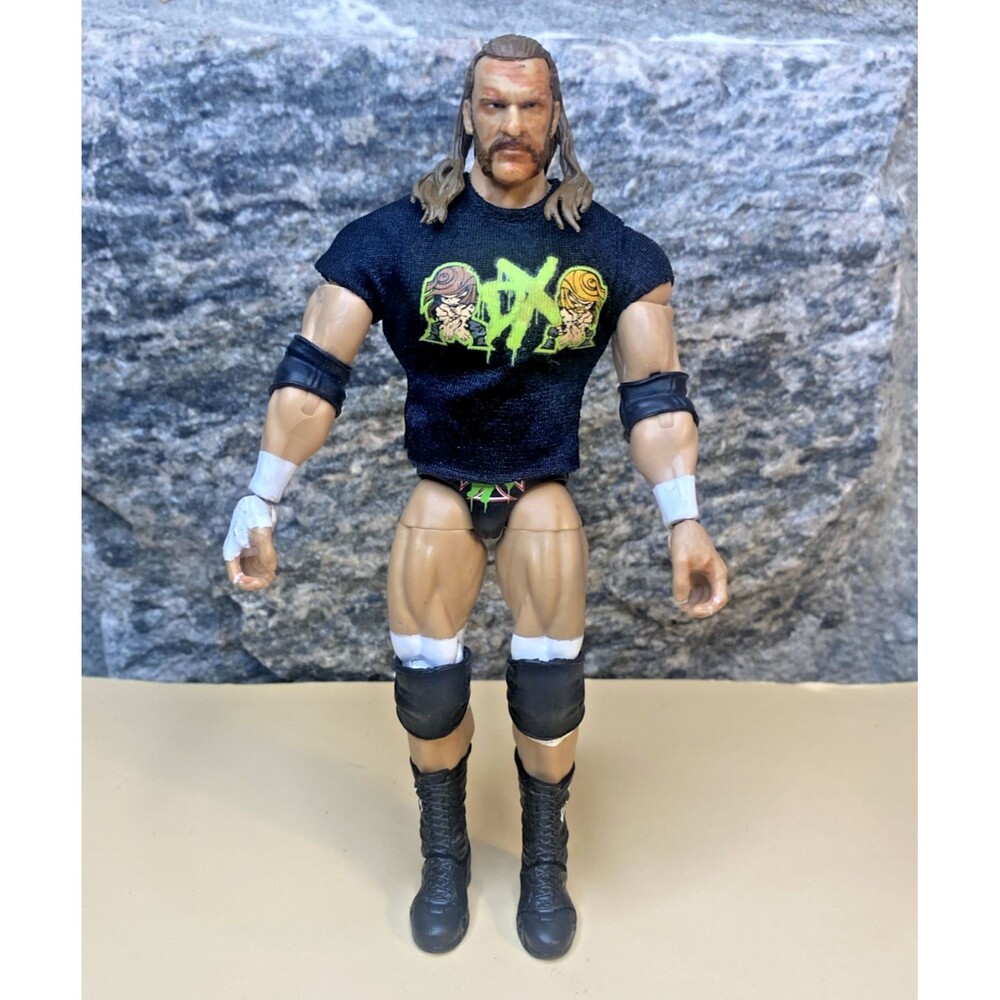 WWE Mattel Triple H DX Ultimate Edition Fan Takeover Action Figure Incomplete